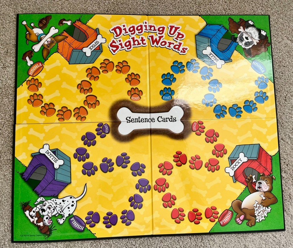 Digging Up Sight Words by Teacher Created Resources- Excellent condition