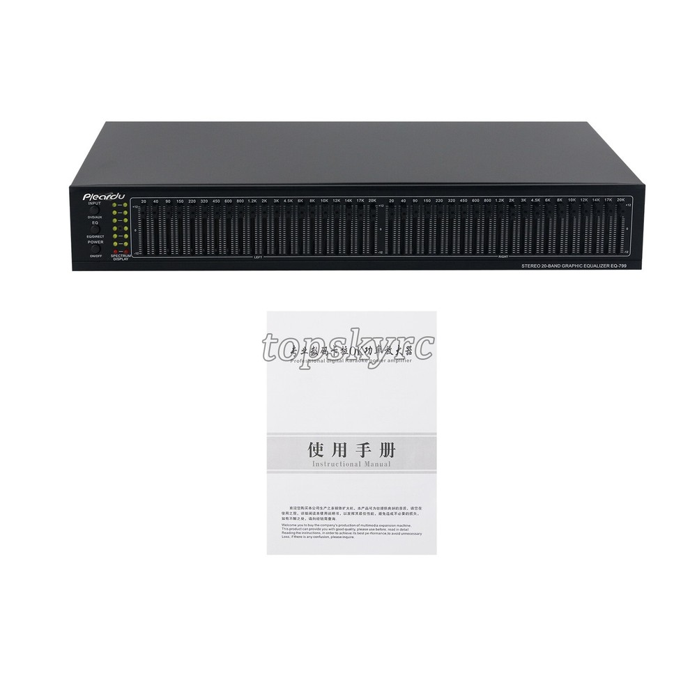 40-band Stereo Graphic EQ Bluetooth Equalizer AC 220V Audio Equalizer USB ts12