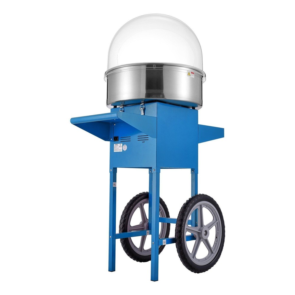 Large Capacity Cotton Candy Machine 1000W, Rapid Production, Blue