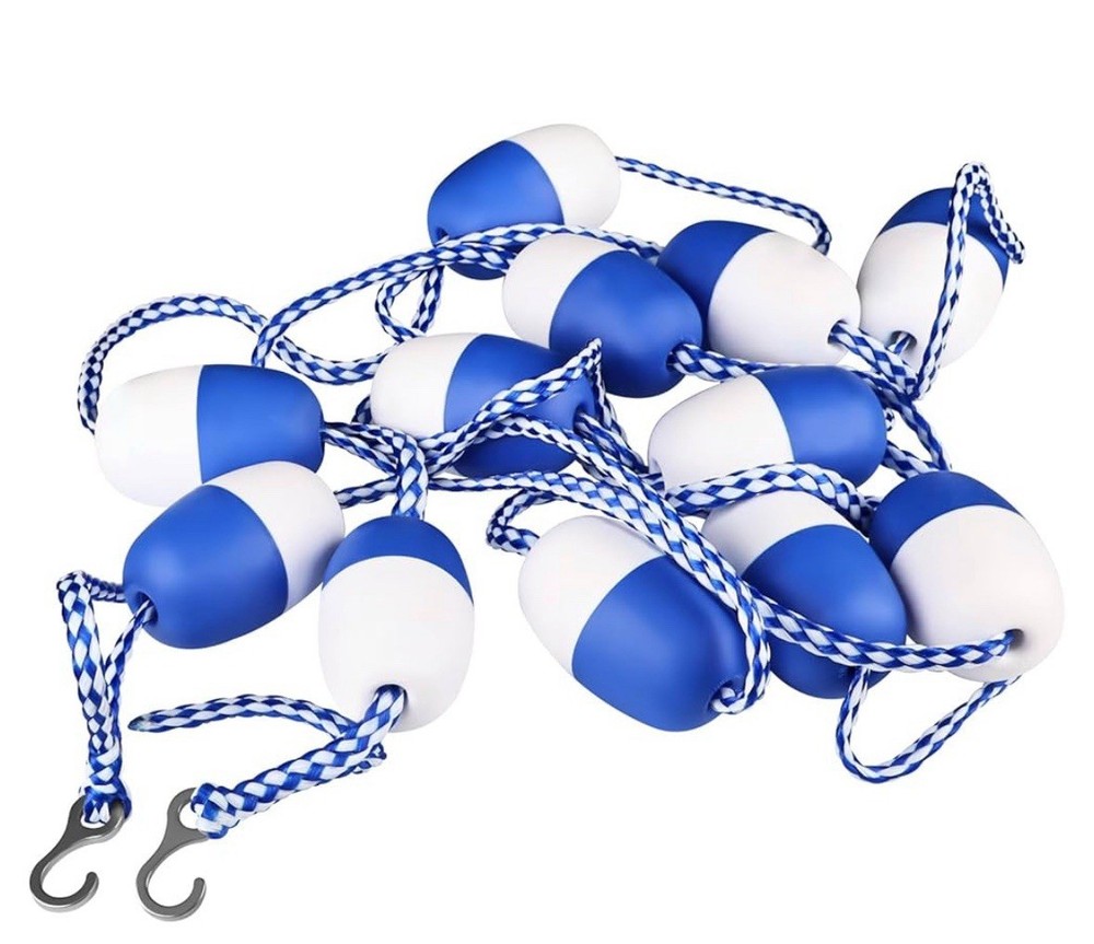 18ft Adjustable Pool Safety Rope With Floats