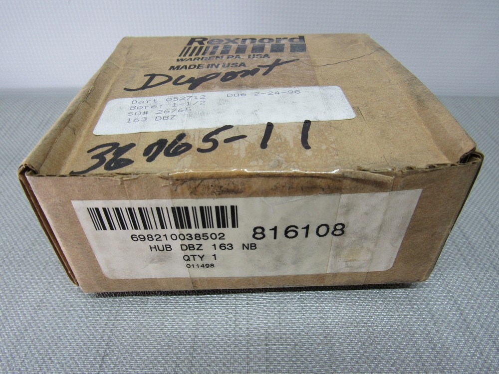 Rexnord 816108 Coupling Hub Bore 1 1/2