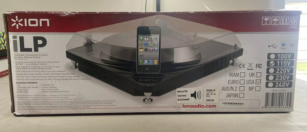 ION Audio ILP Turntable Conversation System for iPad, iPhone & iPod