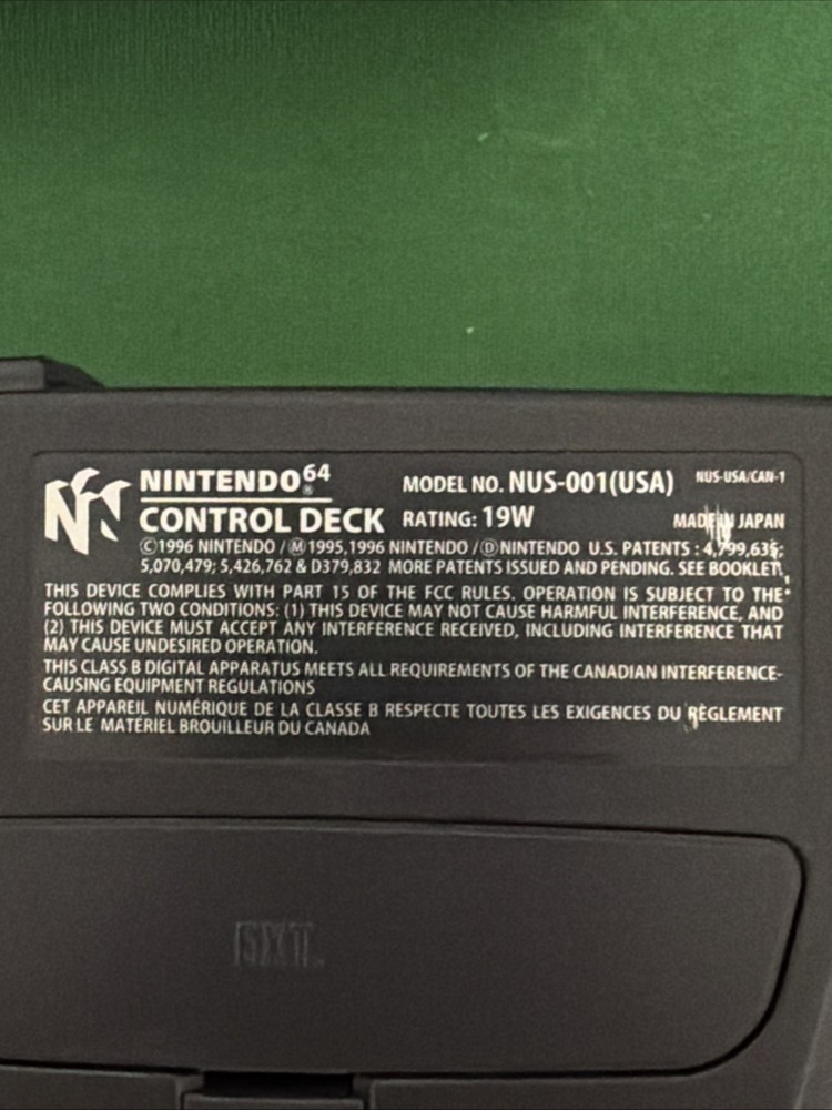 Nintendo N64 Console Bundle W/3 Games, 1 Controller All Cords Tested Working