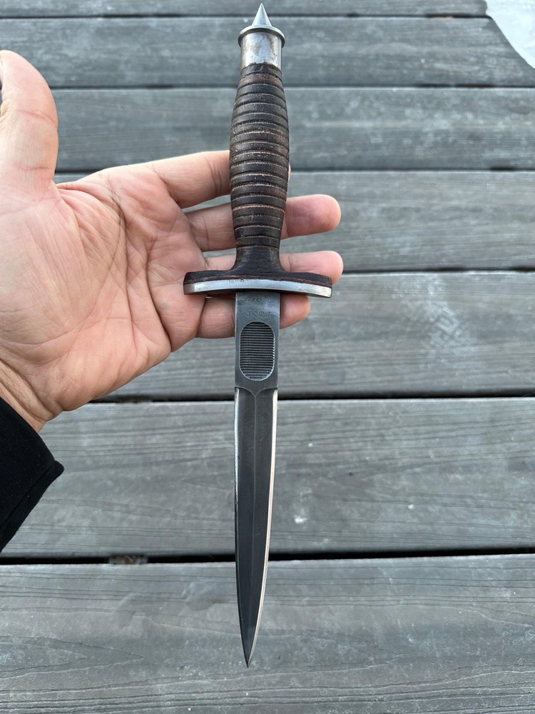 Fairbairn Skyes BRITISH ARMY COMMANDO Double Edge Dagger Knife 2ND PATTERN