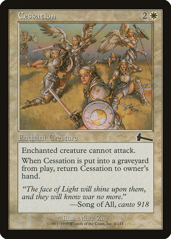 Cessation Urza's Legacy 4 MTG MP