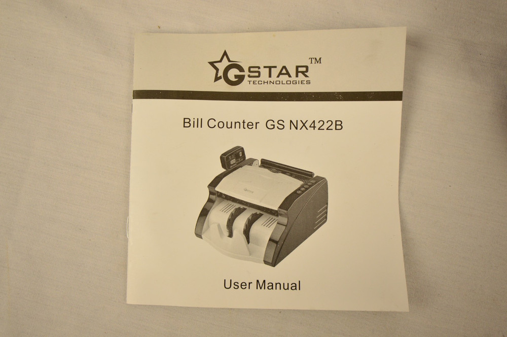 G-Star Technologies Bill Counter GS NZ-422B Tested WORKING