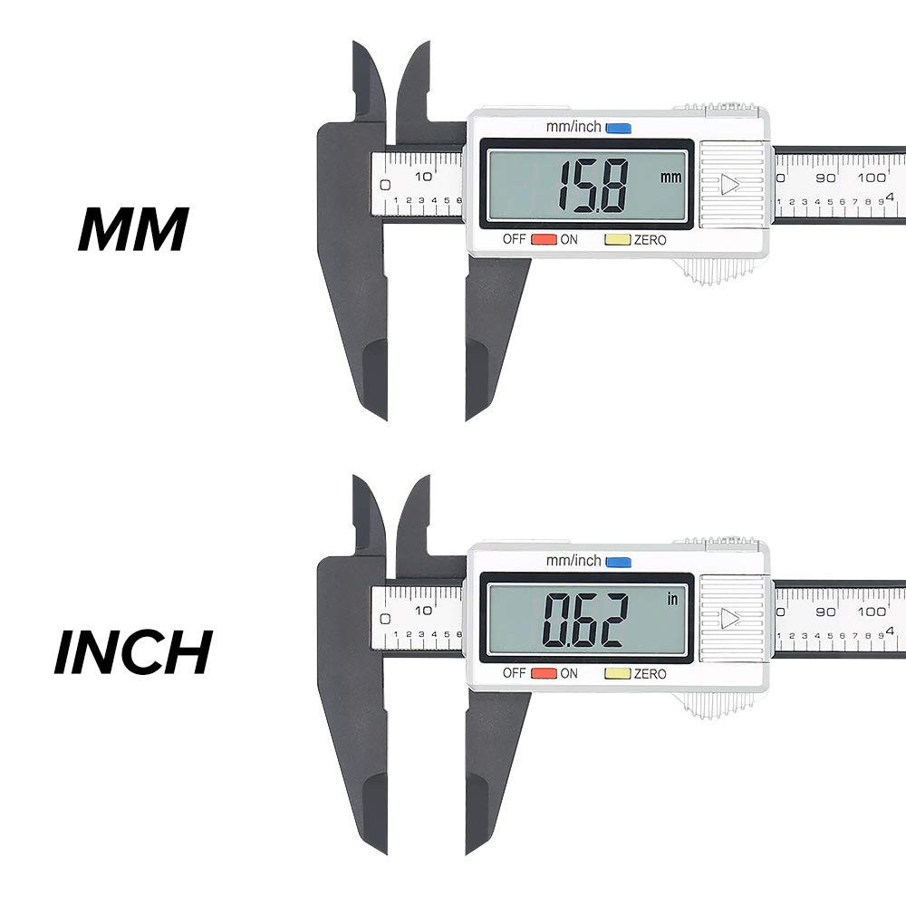 Electronic Digital Caliper, Plastic Vernier Caliper, Caliper Measuring Tool with