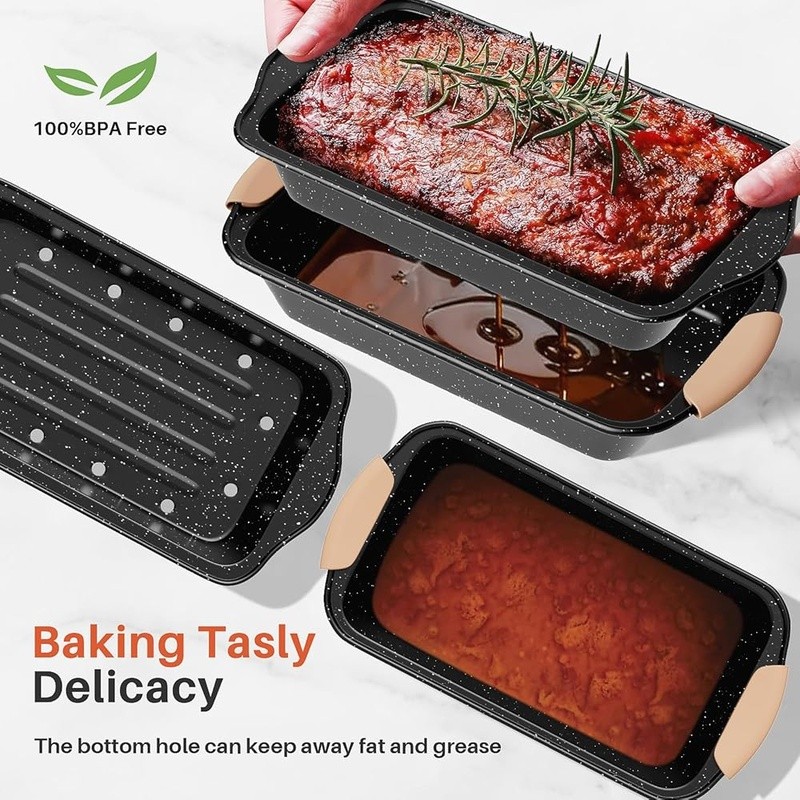 11 Piece Nonstick Baking Set Stackable Bakeware Cookie Sheet Muffin Pan New