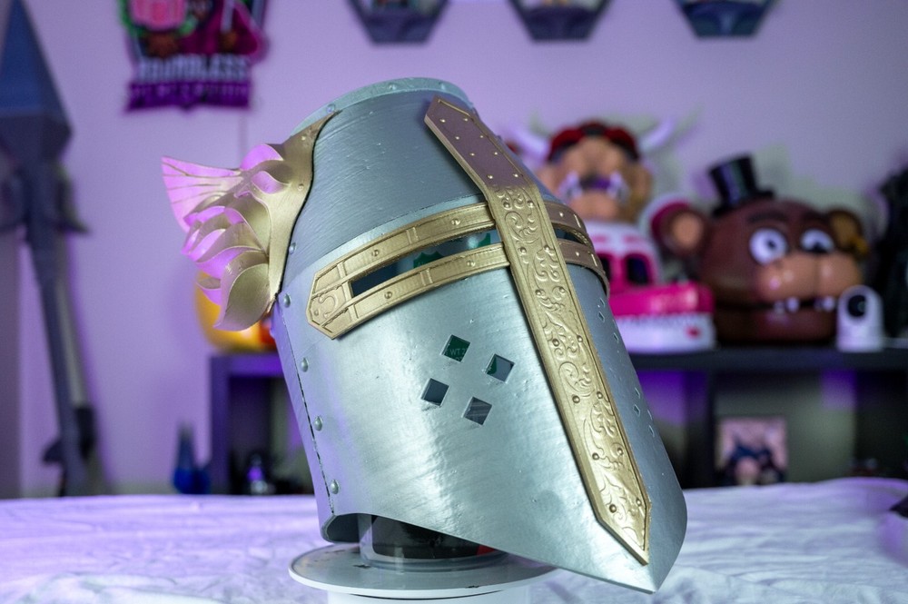 Oblivion Crusader Helmet 3D Printed | Wearable Elder Scrolls Cosplay Armor