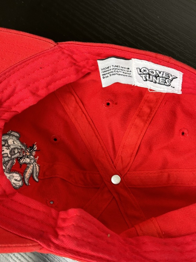 Hare Jordan Bugs Bunny Space Jam Vintage Red Baseball Cap Hat