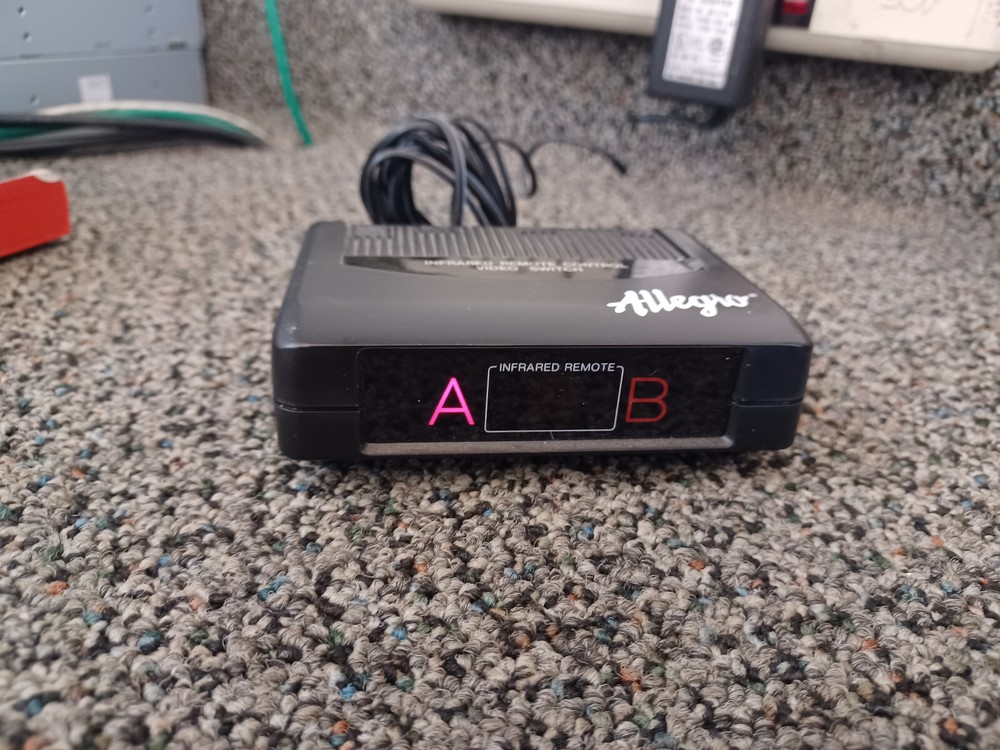 Zenith Allegro ALG 1180 Infrared Remote Control Video A-B Switch w/power supply