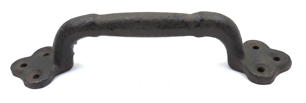 2 Cast Iron Door Handles Rustic Heavy Duty Antique Style Gate Barn Pull Large