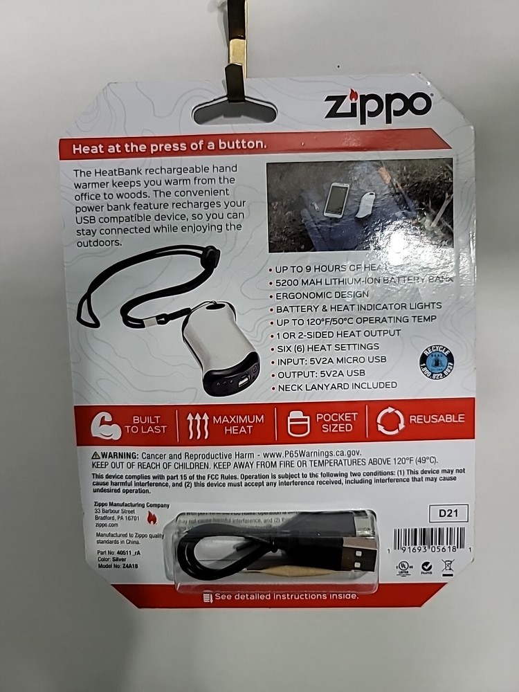 Zippo 40511 Hand Warmer - Silver