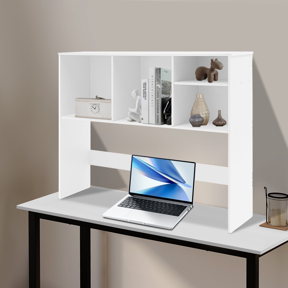 Double-Tier Desktop Bookshelf Organizer - Stylish & Space-Saving Storage