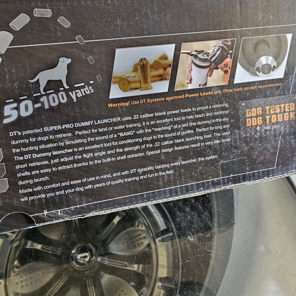 D.T. Systems Super-Pro Dog Training Dummy Launcher Kit Lightly Used