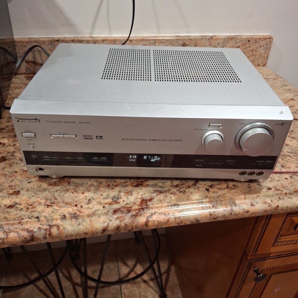 Panasonic SA-HE75 Home Theater Receiver 320W Built-In Digital Surround Decoder 1