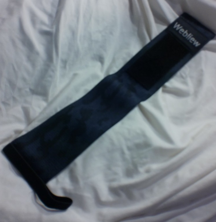 Webliew blue and black camo wrist wraps