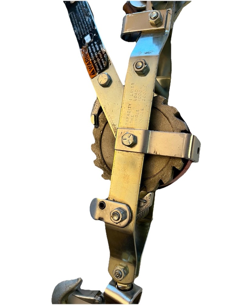 DAYTON Ratchet Puller 2Z449C Capacity 1000/2000 Lbs Nice Condition