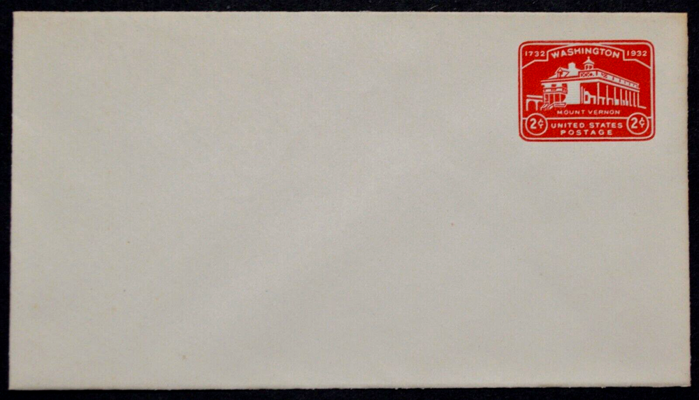 1932 US Sc #U525 stamped envelope, 2 cent mint entire, very good shape