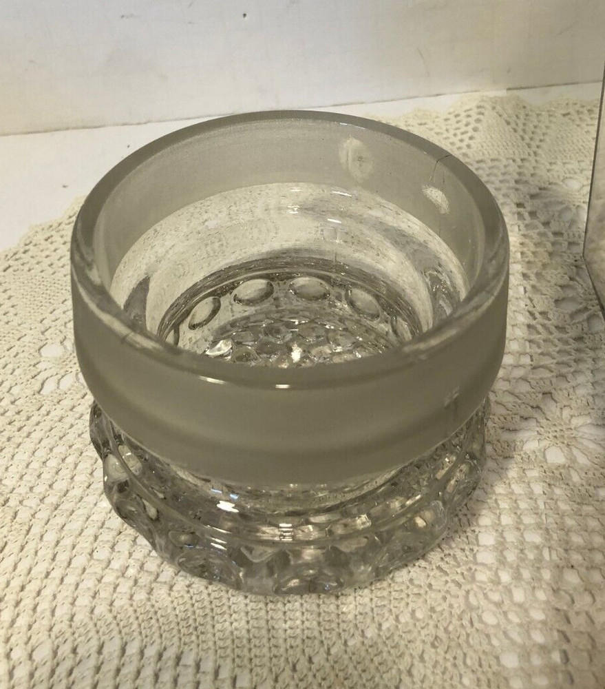 STORE COUNTER DISPLAY CLEAR SQUARE JAR BEAD STOPPER - 11 INCHES