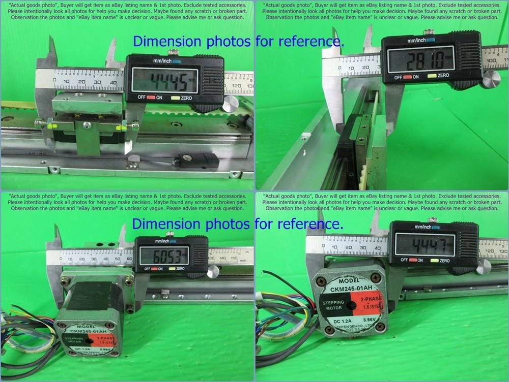 Linear Stage belt driven 2 ph' step motor as photo,Stroke 30cm, Mini CNC 3D, DHL