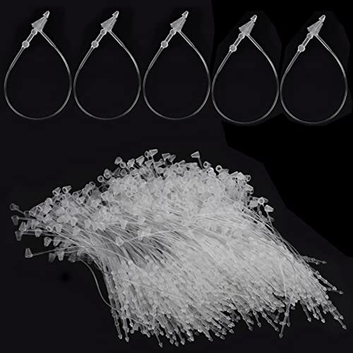 1000 Pcs 3 Inch Snap Lock Pin Security Loop Plastic Tag Fastener for Retail
