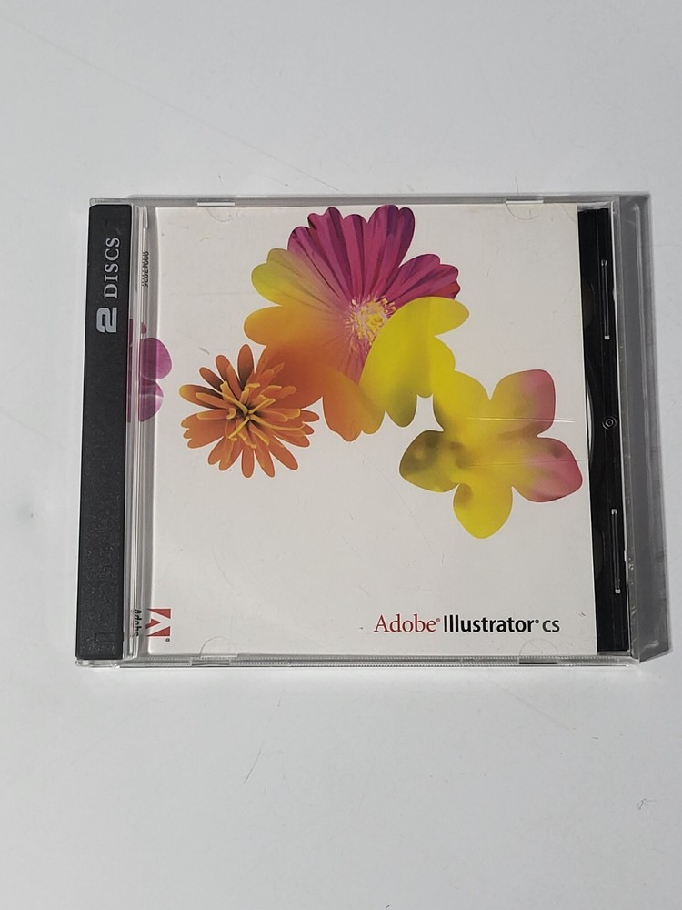 Adobe Illustrator CS UPGRADE WINDOWS With Serial Number 2 Disc In Case
