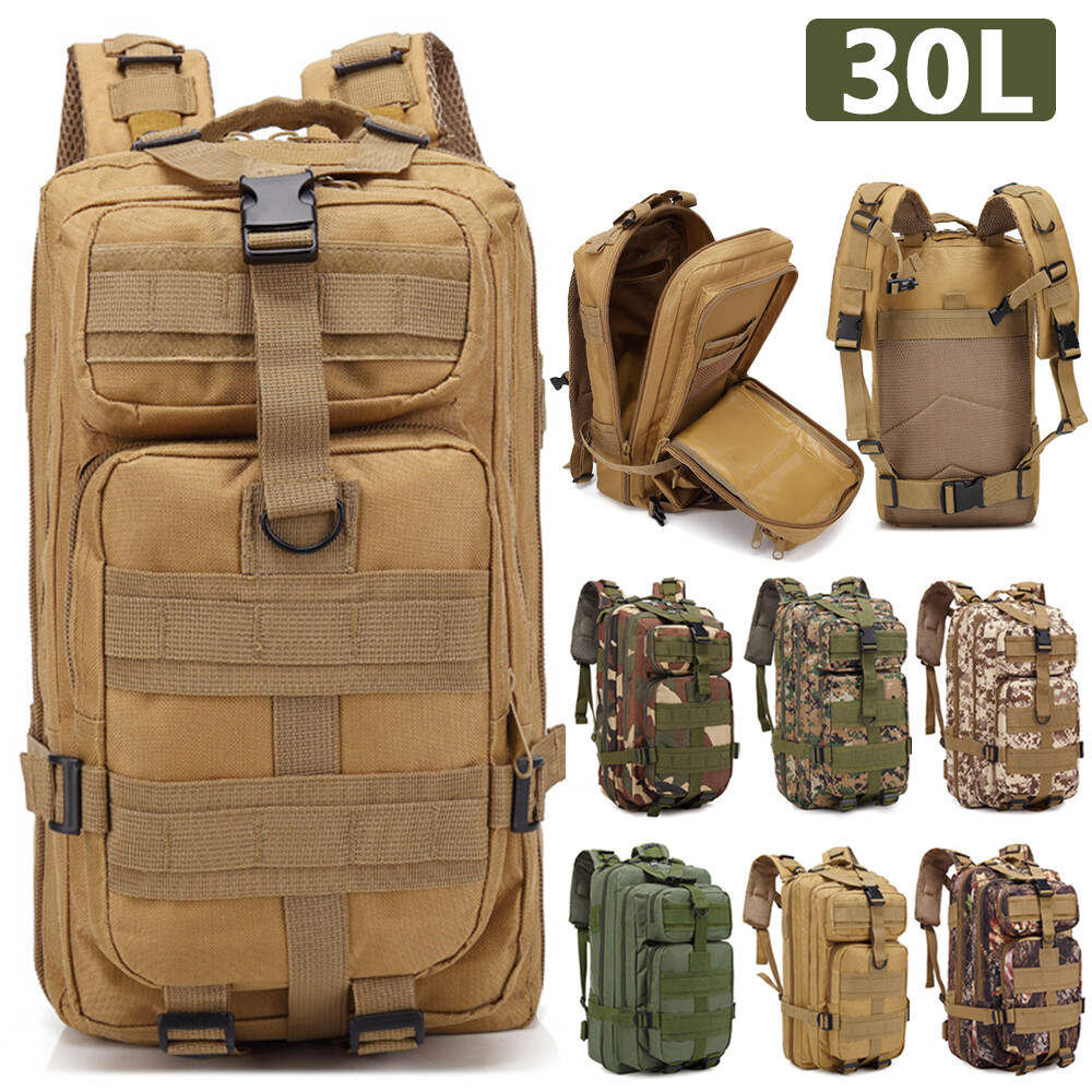 Molle Assault Pack Military Tactical Army Backpack Bug Out Bag Rucksack Daypack