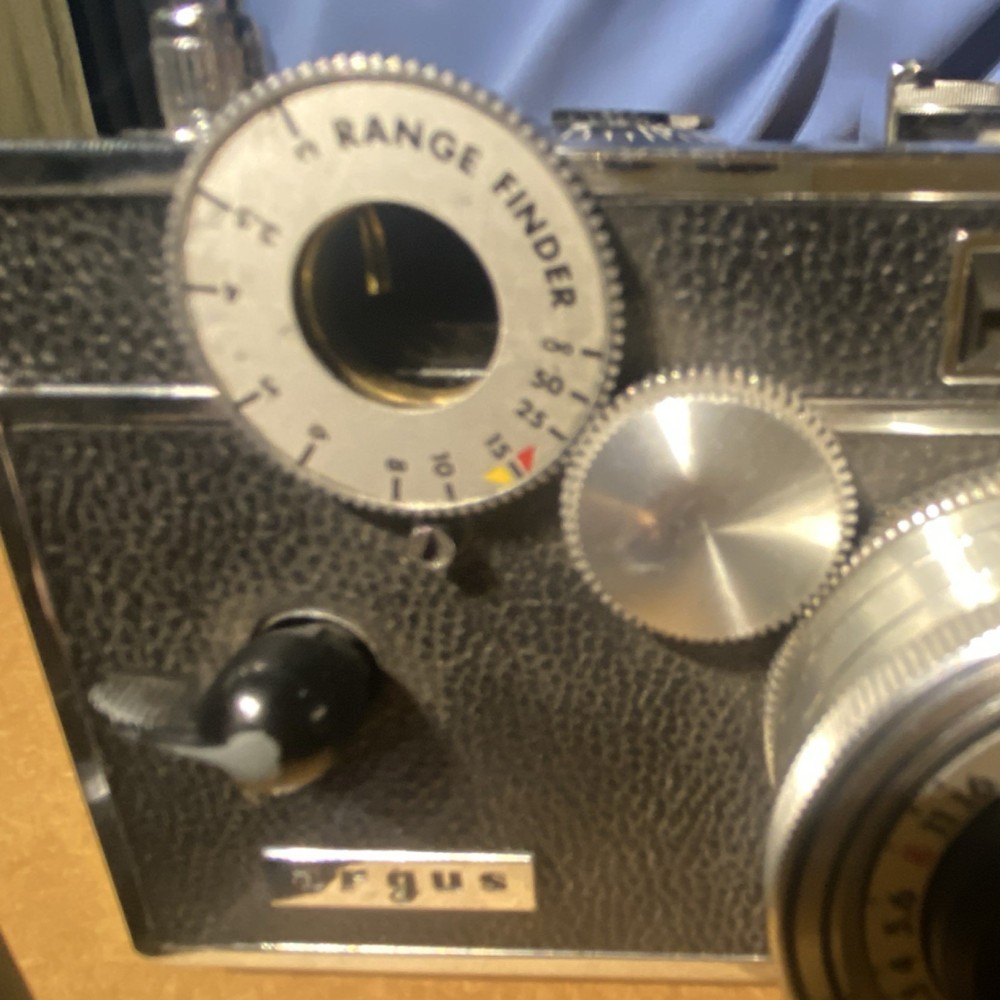 Argus Vintage Rangefinder Cameras Black Beige