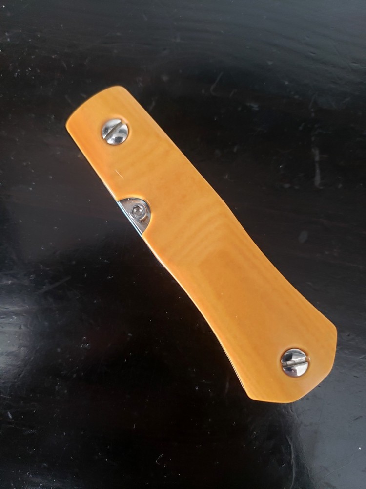 Kevin Hoffman Custom Knife Titanium Micarta