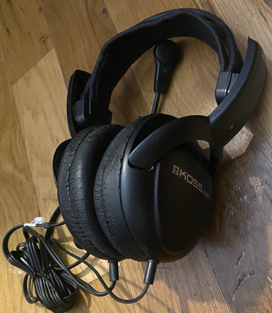 Koss SB40 4-Prong XLR Connector Computer Headset with Microphone