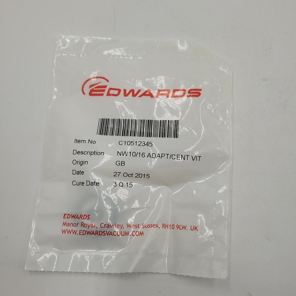 EDWARDS C10512345 o-ring NW10/16 ADAPT/CENT VIT