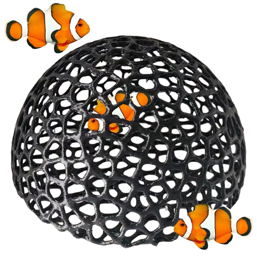 Shrimp Cave Hollowed-out Hemispherical Multi-Functional Aquarium Enjoyment