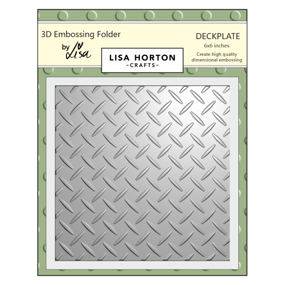 Lisa Horton Crafts Embossing Folder-Deckplate