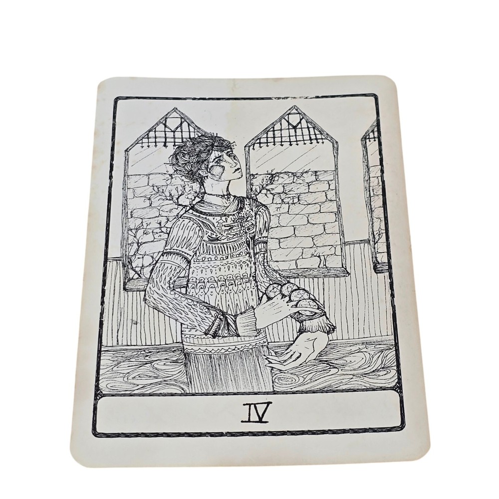 The Efflorescent Tarot Deck Black & White 78 Cards OOP - READ BELOW!