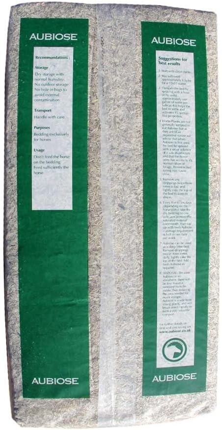 Aubiose Hemp Bedding for Horses | 22lb