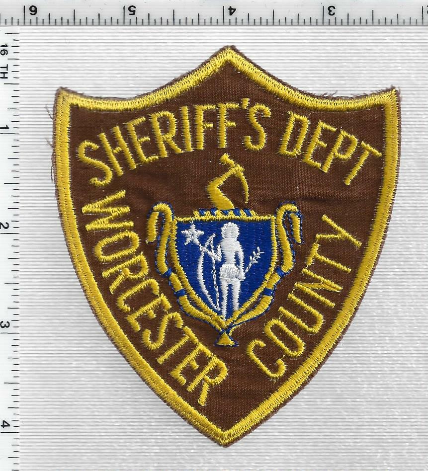 Worcester County Sheriff's Dept. (Massachusetts) 1st Issue Shoulder Patch