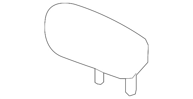 Genuine Nissan Headrest Outer 86430-6FV1B