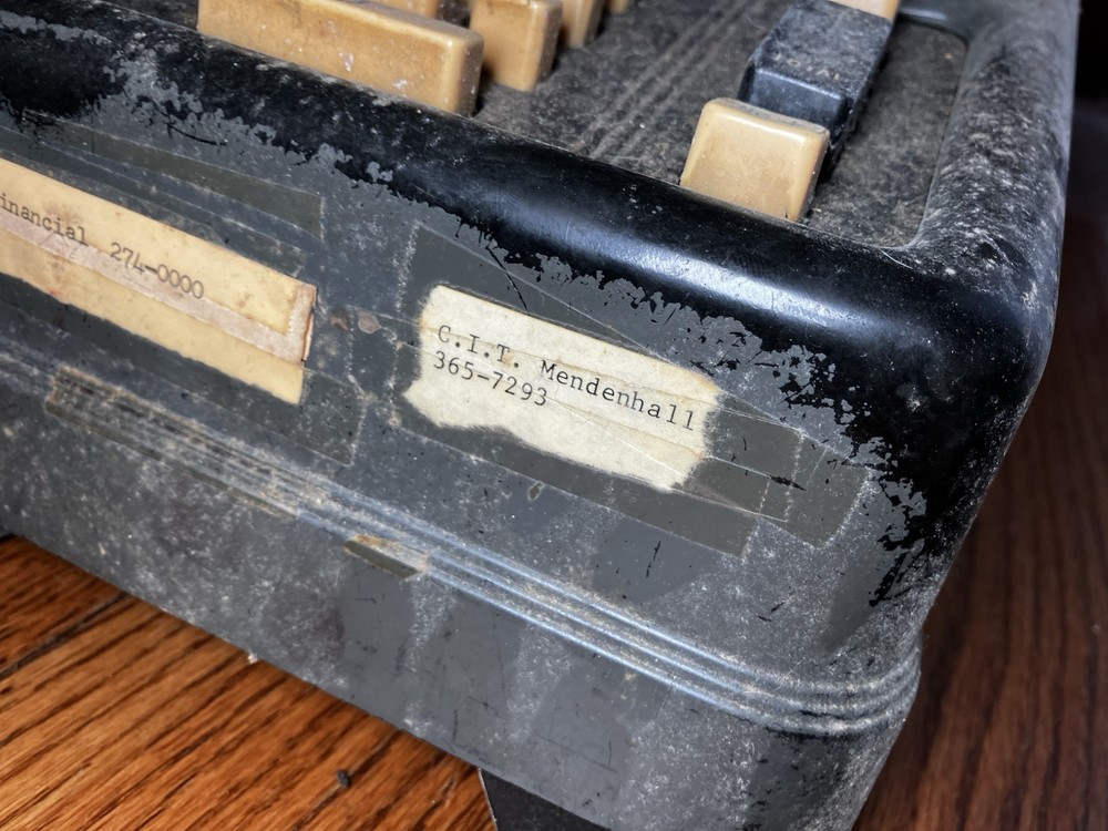 8.5 X 16in Heavy Vintage Adding Machine