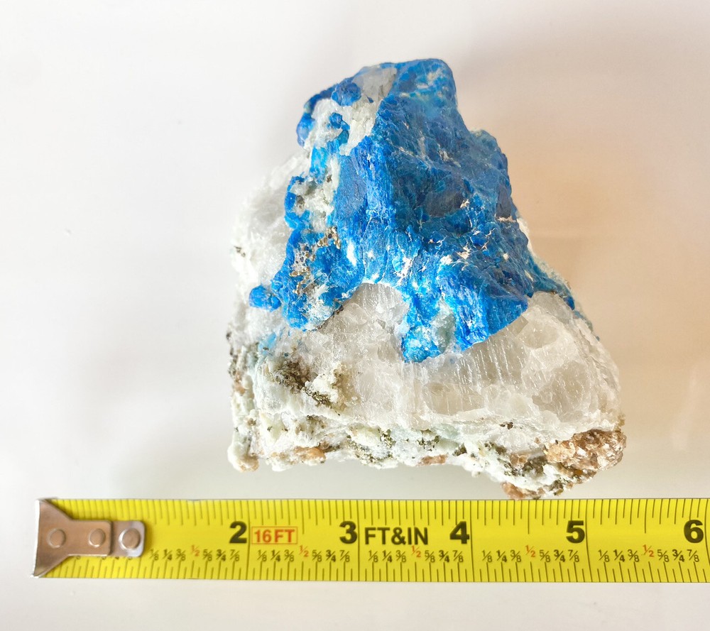 Afghanite crystal With Calcite And Pyrite