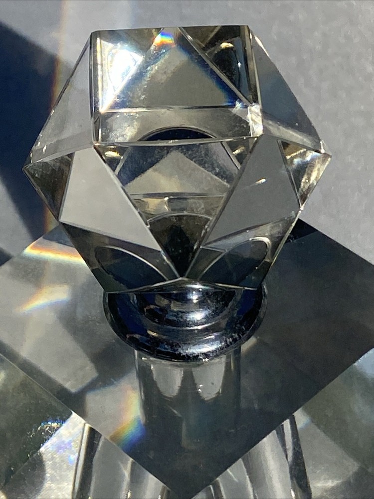 Olig Cassini Crystal Perfume Bottle**