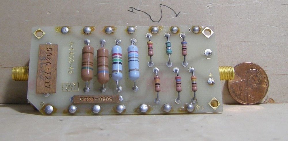 HP RF AMPLIFIER 5086-7217 ... GOLD