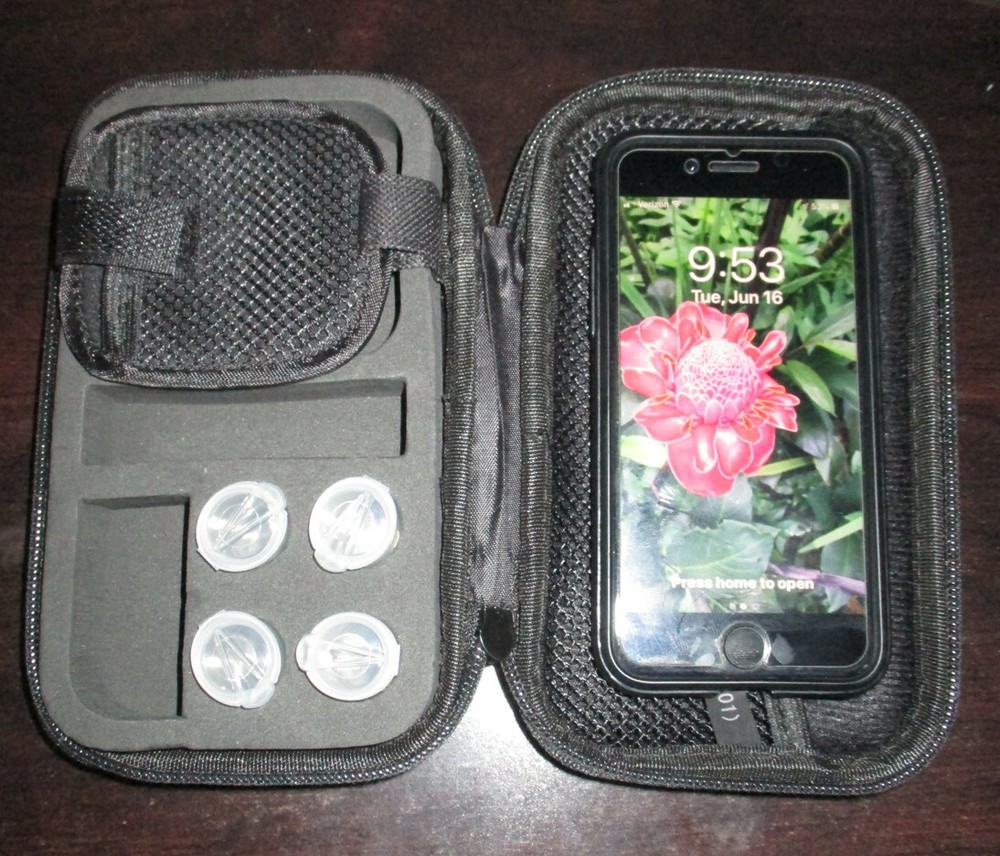 Shure Lavaliere Microphone/Accessories/Cell Phone Case-Great Storage!