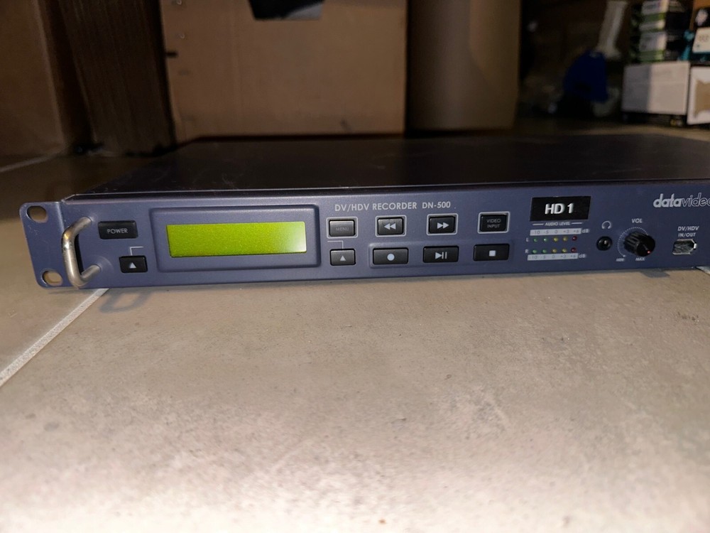 DATAVIDEO DN-500 DIGITAL DV-HDV VIDEO RECORDER and PLAYER