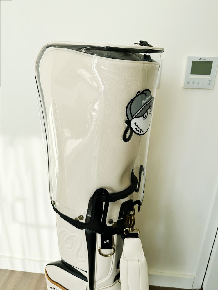 Malbon Basic Performance Golf Stand Bag WHITE CREAM 2024/25 Collection