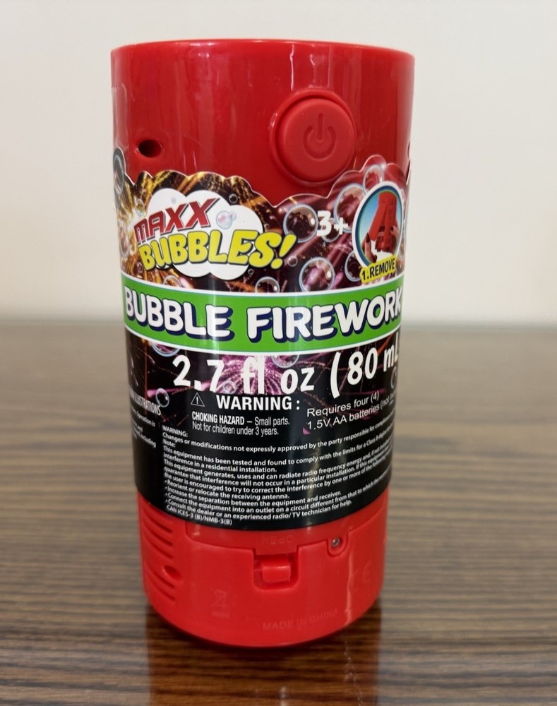 Maxx Bubble Fireworks Bubble Machine