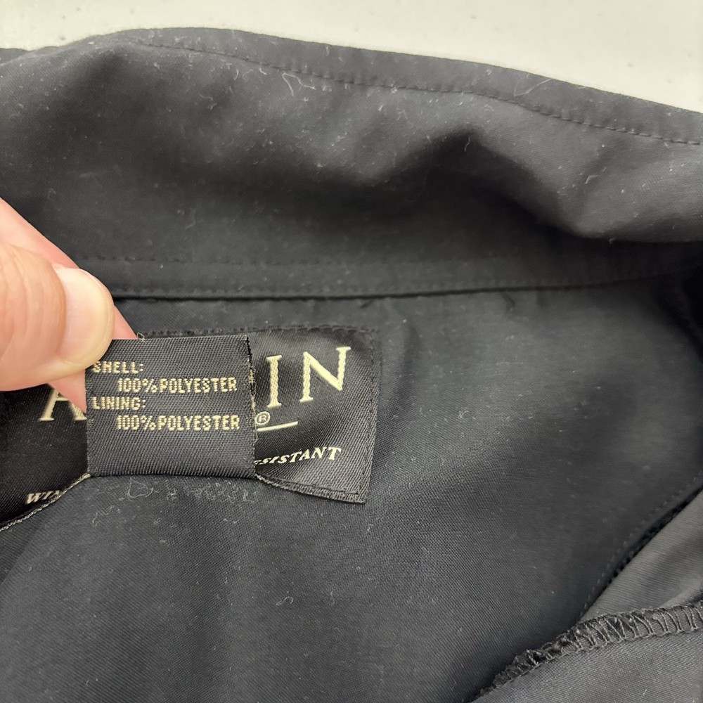 Austin Golf Men's Large Black Pullover Jacket Golf Wind Water Stain Resistant