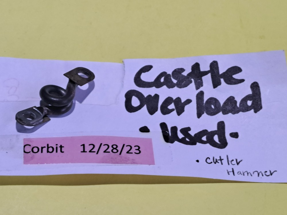 Castle 1049 Thermal Overload Relay Heater Element 1049** NOS
