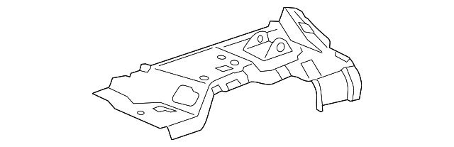 Genuine GM Passenger Side Rear Window Panel Extension 20864228