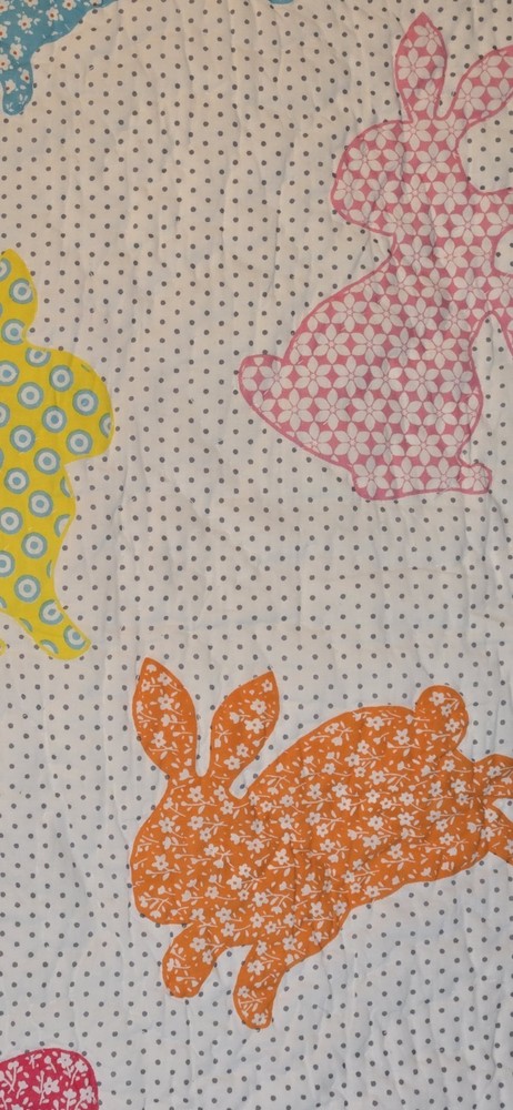 NEW Cynthia Rowley Rabbit Quilted Table Runner 16x72